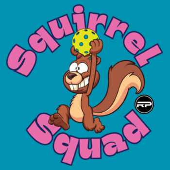 Squirrel Squad Ladies Performance Tee Design