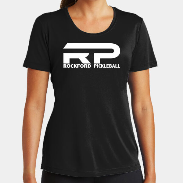 Ladies Performance Tee with Full Front Logo Thumbnail