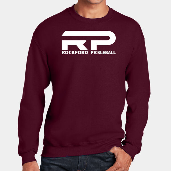 Pickleball Crew Neck Sweatshirt with Full Front Logo Thumbnail