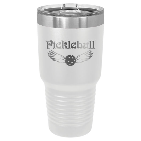 Rockford Pickleball Winged Design 30 oz Tumbler  Thumbnail