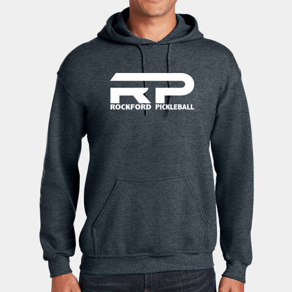 Heavy Blend  Hooded Sweatshirt with Full Front Logo Thumbnail