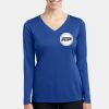 Ladies Long Sleeve PosiCharge ® Competitor V Neck Tee Thumbnail