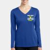 Ladies Long Sleeve PosiCharge ® Competitor V Neck Tee Thumbnail