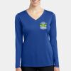 Ladies Long Sleeve PosiCharge ® Competitor V Neck Tee Thumbnail