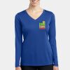 Ladies Long Sleeve PosiCharge ® Competitor V Neck Tee Thumbnail