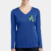 Ladies Long Sleeve PosiCharge ® Competitor V Neck Tee Thumbnail