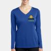 Ladies Long Sleeve PosiCharge ® Competitor V Neck Tee Thumbnail