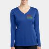 Ladies Long Sleeve PosiCharge ® Competitor V Neck Tee Thumbnail