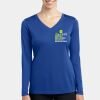 Ladies Long Sleeve PosiCharge ® Competitor V Neck Tee Thumbnail
