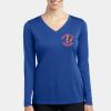Ladies Long Sleeve PosiCharge ® Competitor V Neck Tee Thumbnail