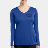 Ladies Long Sleeve PosiCharge ® Competitor V Neck Tee Thumbnail