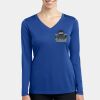 Ladies Long Sleeve PosiCharge ® Competitor V Neck Tee Thumbnail