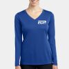 Ladies Long Sleeve PosiCharge ® Competitor V Neck Tee Thumbnail