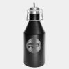 Polar Camel 64 oz. Black Vacuum Insulated Growler with Swing-Top Lid Thumbnail