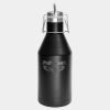 Polar Camel 64 oz. Black Vacuum Insulated Growler with Swing-Top Lid Thumbnail